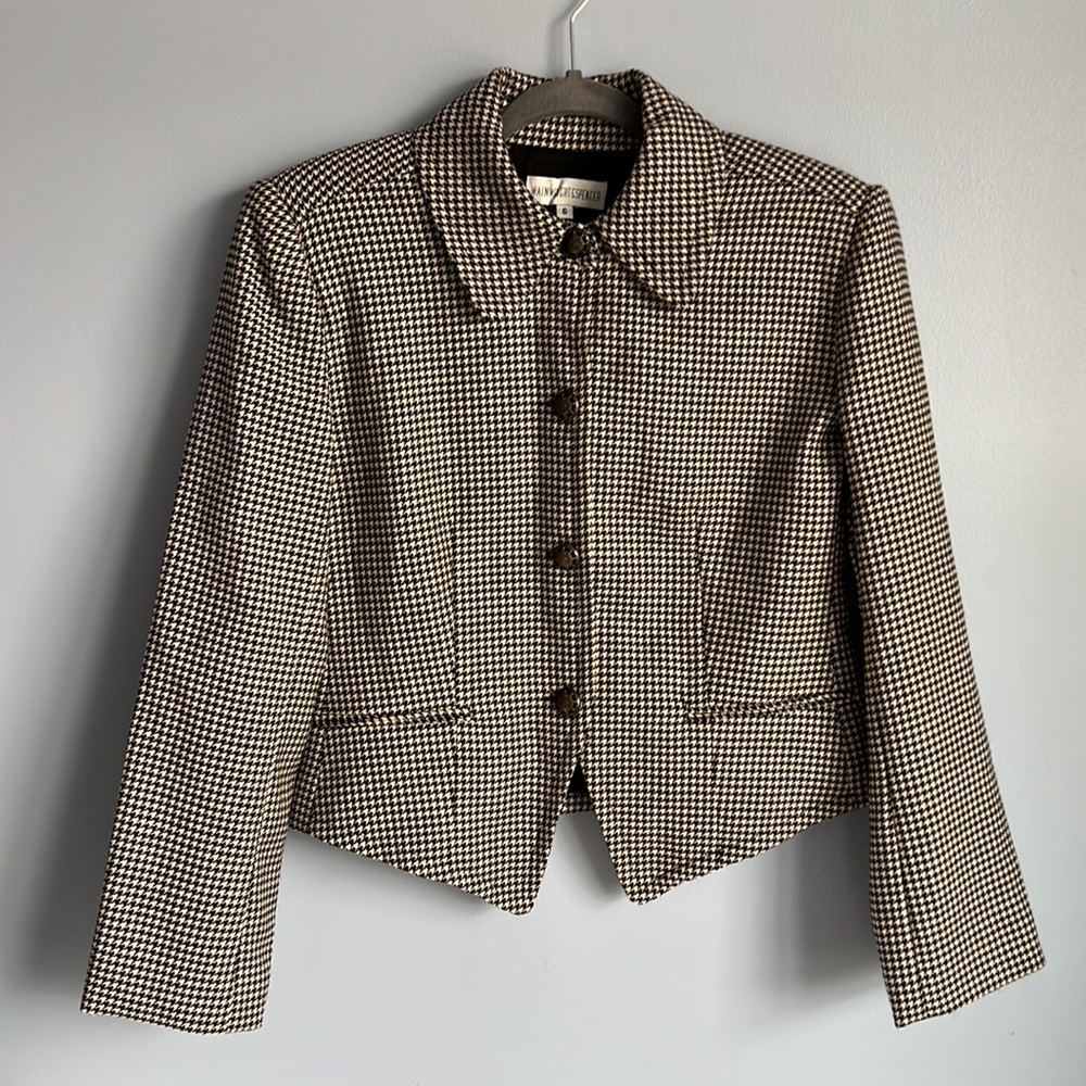 Wainwright & Spencer Vintage Houndstooth Blazer